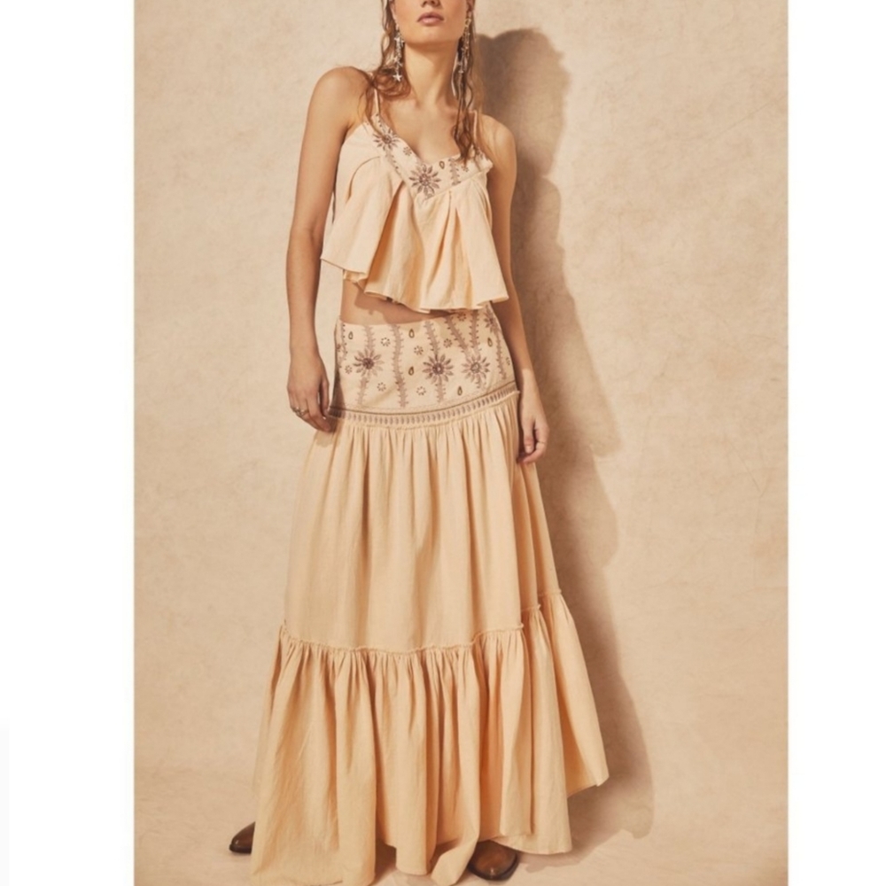 FREE PEOPLE Crystal Cove Set / Linen Size M